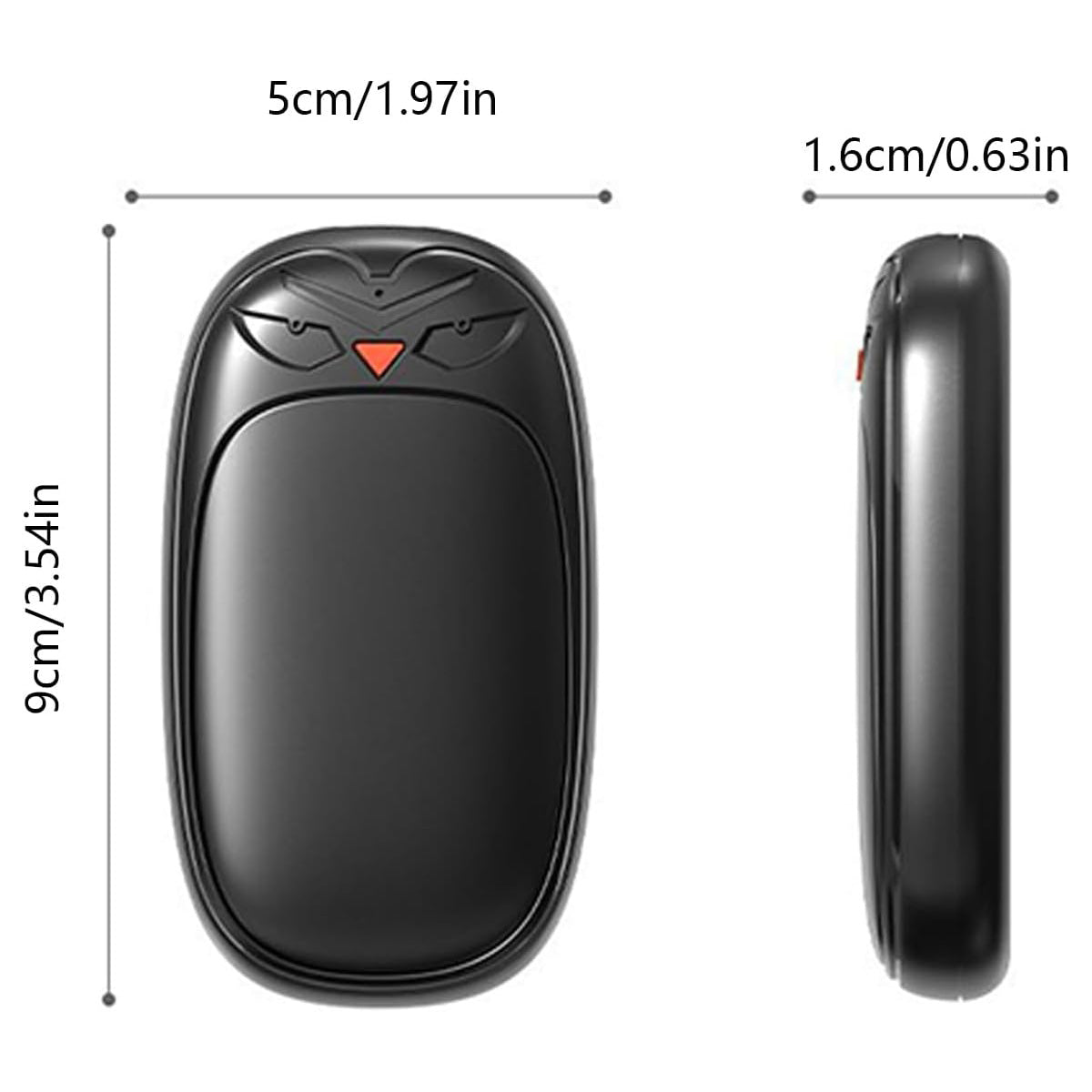 5W Magnetic Rechargeable Hand Warmer 2 Pack, 3 Heat Levels, 8 Hours Long Safe Heat, Portable Pocket Heater
