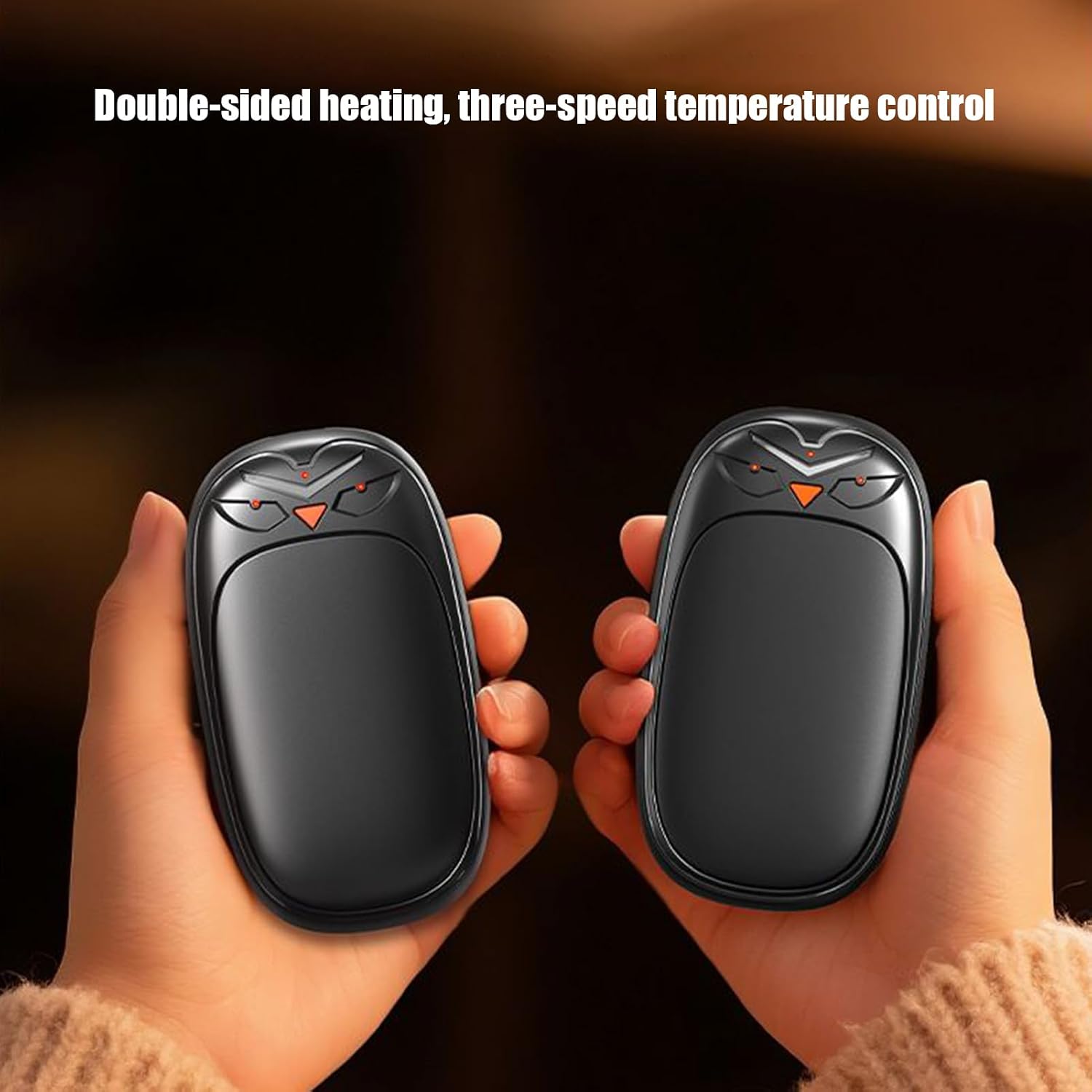 5W Magnetic Rechargeable Hand Warmer 2 Pack, 3 Heat Levels, 8 Hours Long Safe Heat, Portable Pocket Heater