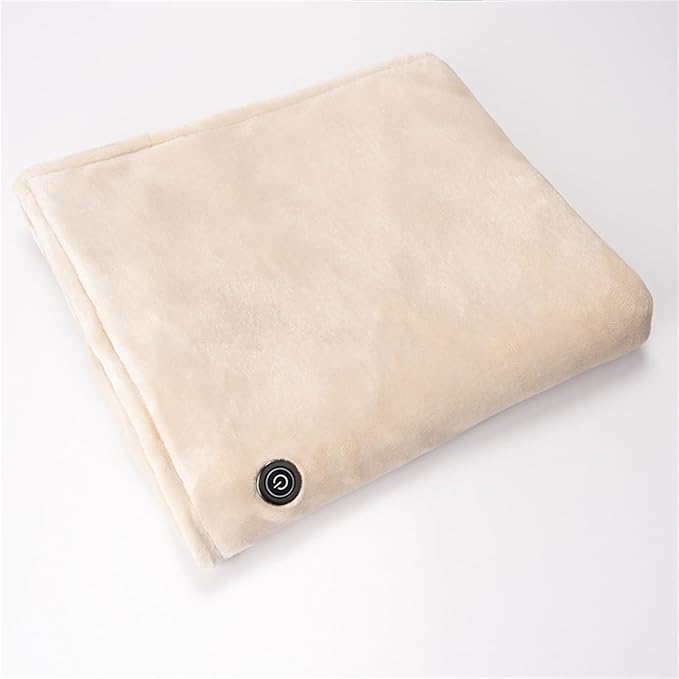 Portable USB Heated Blanket Electric Wearable Heated Shawl Wraps for Office, Heating Lap Blanket Throw, Washable, 3 Heat Level