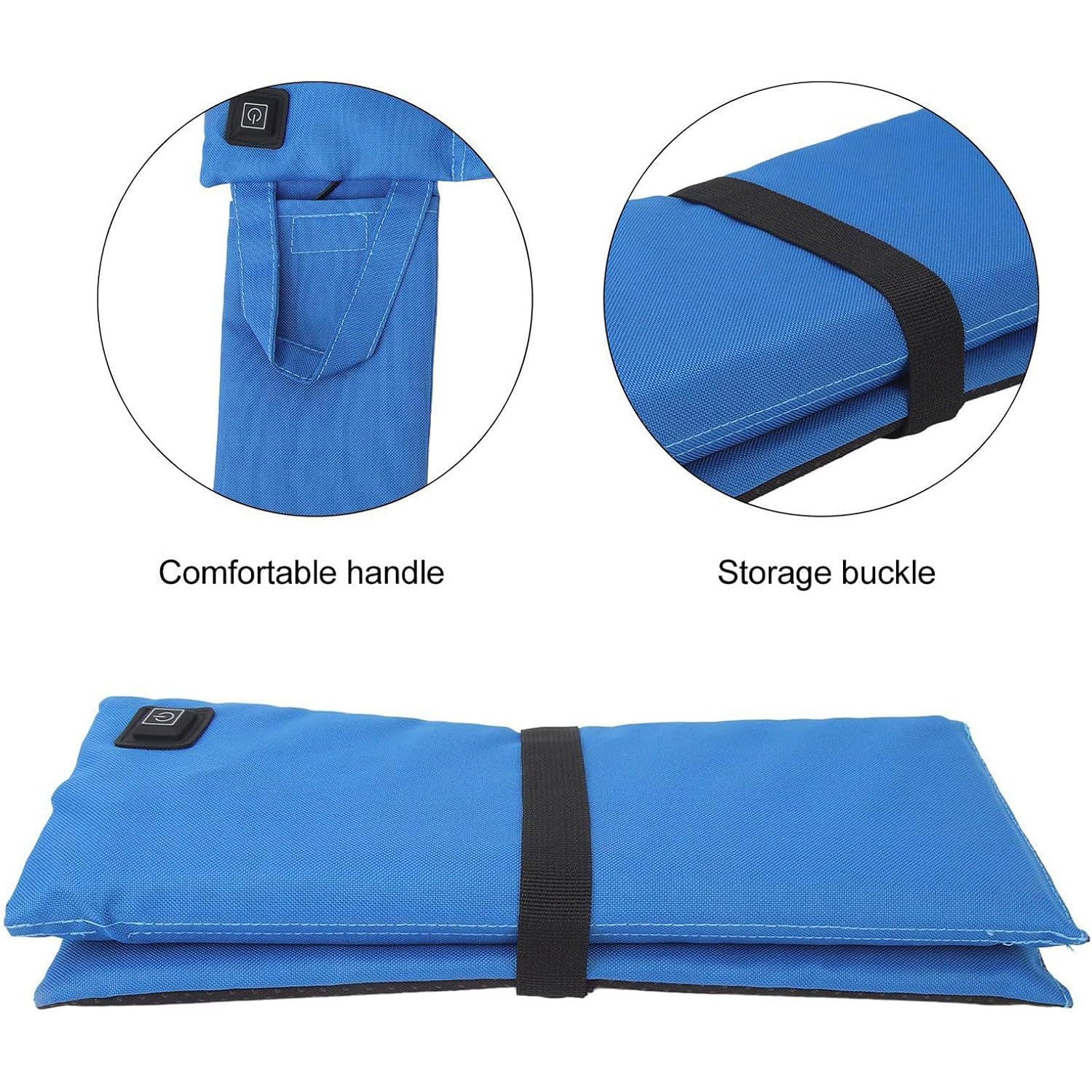 USB Run Pliable Stadium Seat Warmer Modifiable Thermoregulation Thin University Fabric Construction USB Warmed Seat Pillow