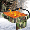 Portable Camouflage Hunting Heated Seat Cushion, Tree Stand Stadium Seats For Fishing Bleachers Concert Camping