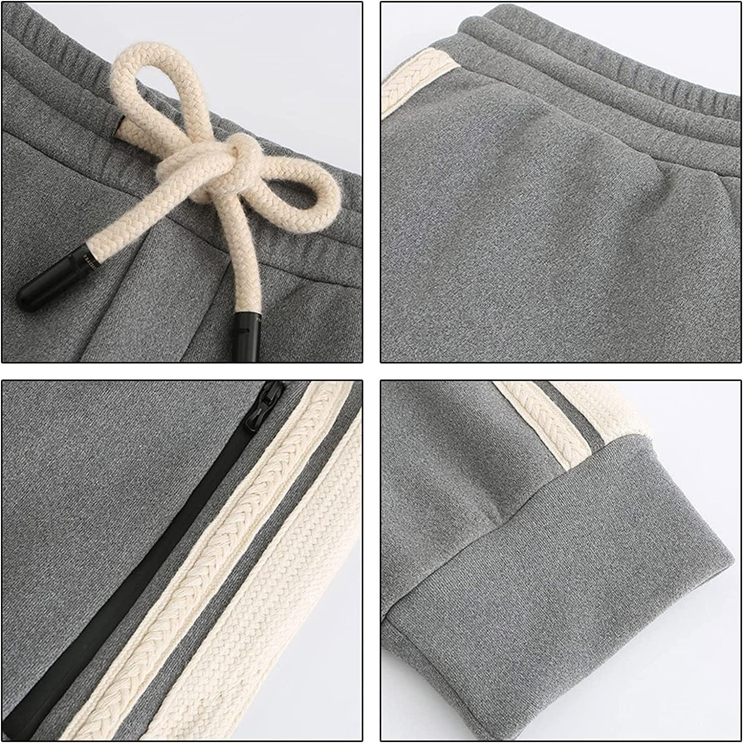 Winter Electric Heated Pants for Women Men, 3-Level Temperature Control, 8 Heating Areas, USB Electric Fleece Thermal Trousers