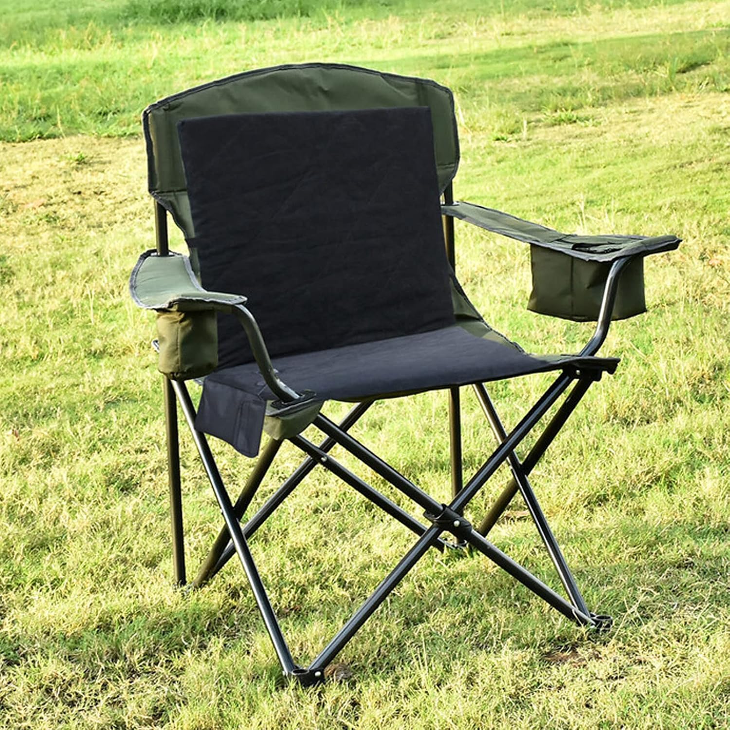 Portable Heated Folding Seat Cushion for Outdoor Activities Camping, Fishing And Hunting 3 Intelligent Temperature Control Waterproof USB Powered Stadium Bleacher Chair Heating Pad