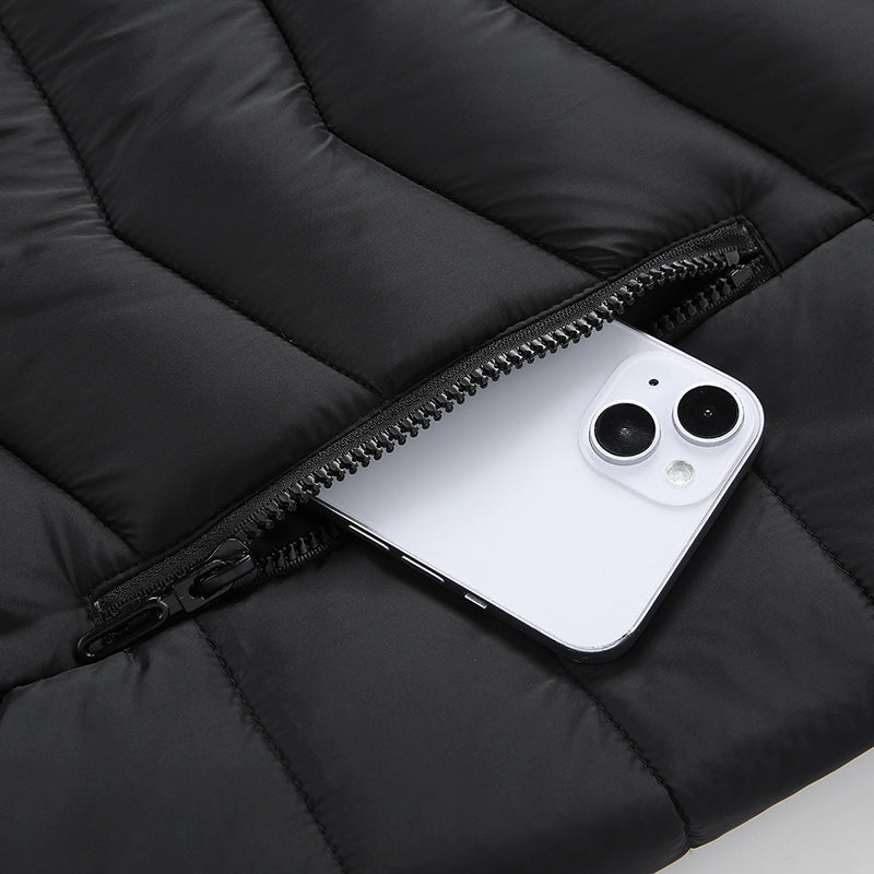 Dual Control 11 Heating Zones Heated Jacket for Women Men USB Electric Charging Heater Thermal Long Sleeve Cotton Winter Coat