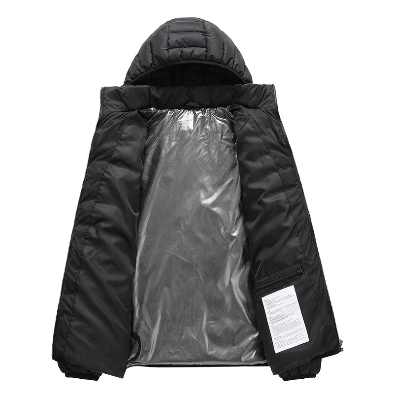 Dual Control 11 Heating Zones Heated Jacket for Women Men USB Electric Charging Heater Thermal Long Sleeve Cotton Winter Coat