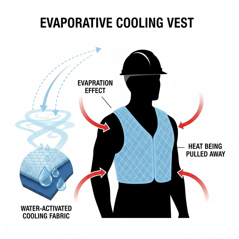 Evaporative Cooling (Water-Activated Fabric Technology)