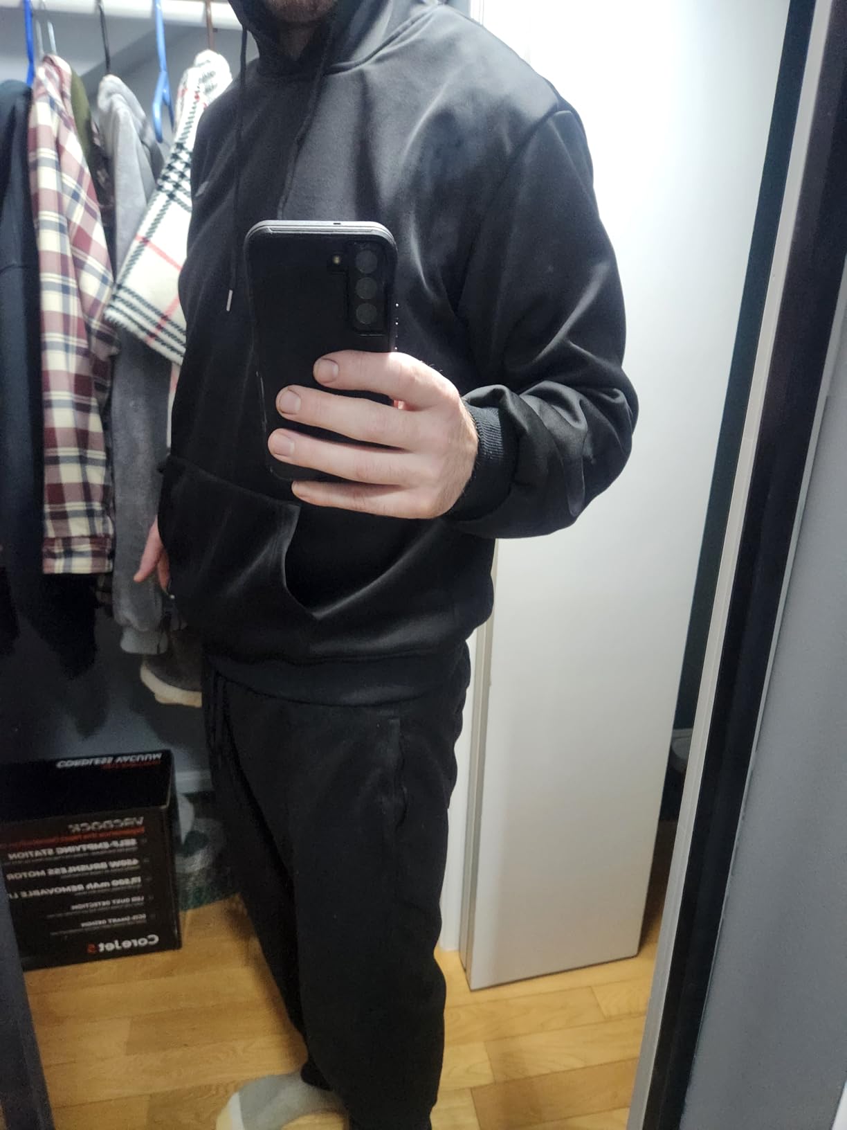 Excellent heated fleece hoodie