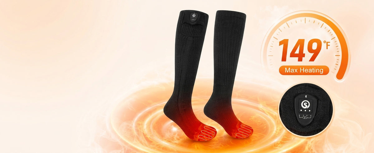 Heated Sock 3 ADJUSTABLE HEAT SETTINGS