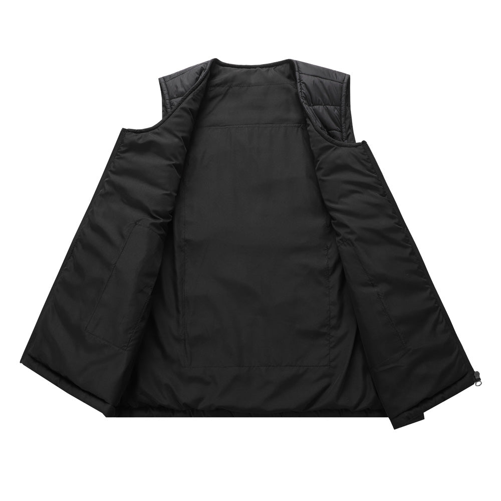 V-Neck Smart Electric Heated Vests for Men Women Single Control 16 Carbon Fiber Heating Areas 3 Temperature Adjustment