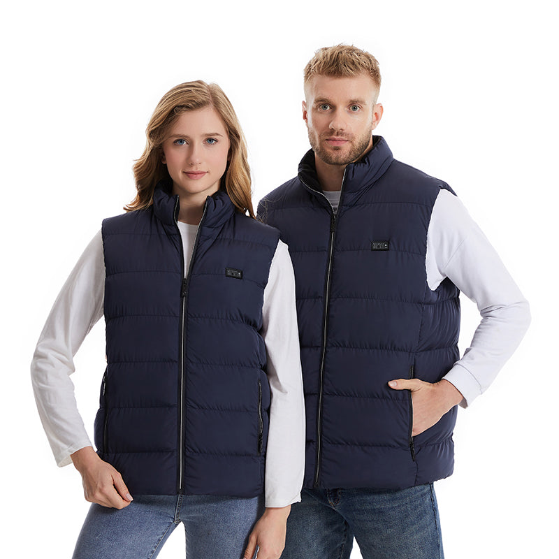 4 Control 26 Carbon Fiber Heating Pads Heated Gilet for Men Women 3 Heat Adjustable Electric USB Charging Winter Warm Heated Body Warmer