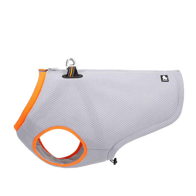 Dog Cooling Vest Summer Evaporative Harness Cooler Reflective Jacket with Cold Pack