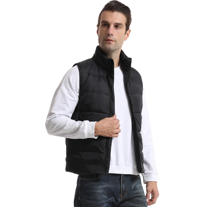 Heated Down Vest for Men Women, USB Electric Sleeveless Heated Waistcoat with 13 Heating Zones 3 Heating Levels