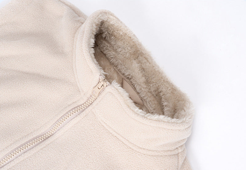 Fleece Lined Heated Vest for Women Men, 3 Gear Temp Control Dual Control 10 Heating Zones USB Electric Heating Stand Collar Smart Thermal Waistcoat