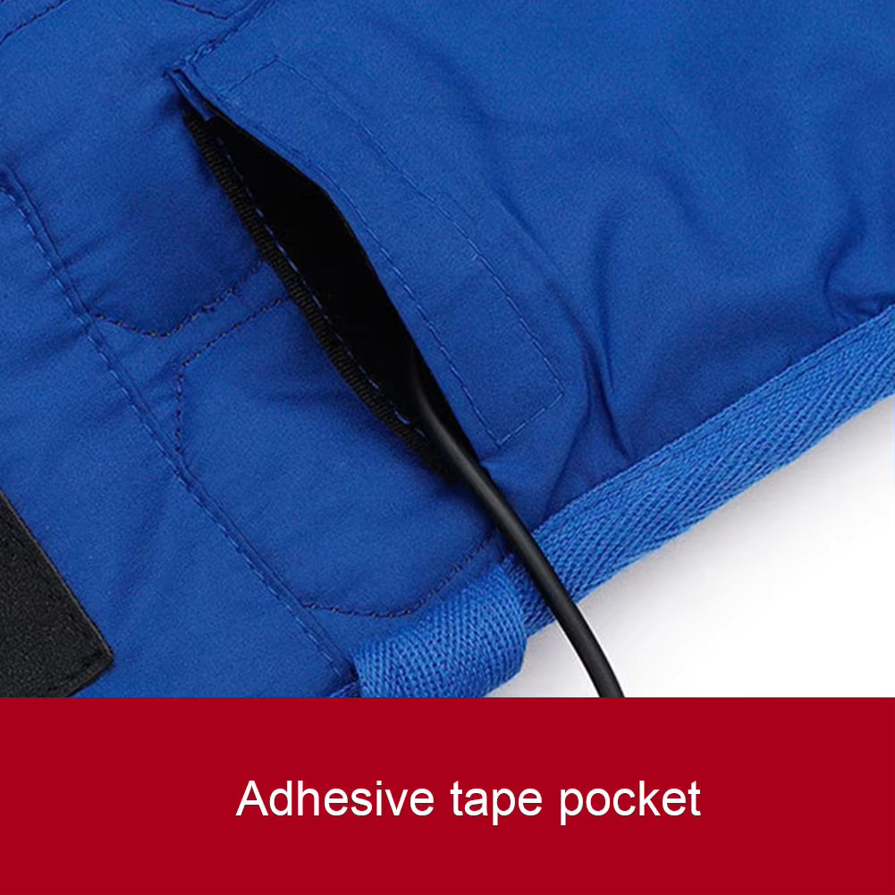 Heated Sleeping Bag Liner - 7 Heating Zones 3-Level Adjustable USB Electric Heating Sleeping Bag Pads Heated Mat for Outdoor Camping Tent Sleeping Mattress Thermalpad Foot Warmer - Firoth