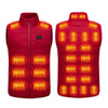 Smart Heated Gilets for Men Women, USB Port 4 Control 28 Heating Zones 3 Temperature Settings Stand Up Collar Electric Heated Warm Vests