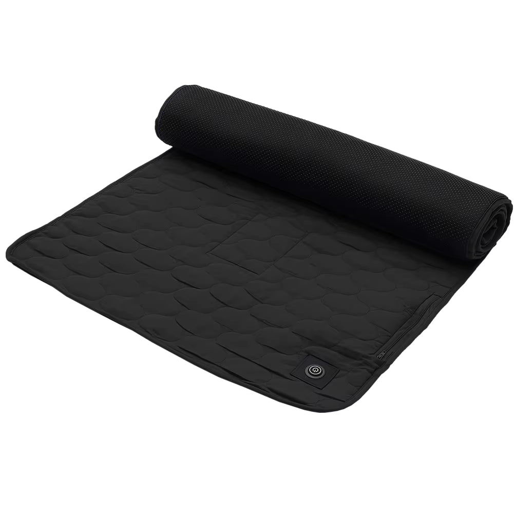 Heated Sleeping Bag Liner - 7 Heating Zones 3-Level Adjustable USB Electric Heating Sleeping Bag Pads Heated Mat for Outdoor Camping Tent Sleeping Mattress Thermalpad Foot Warmer - Firoth