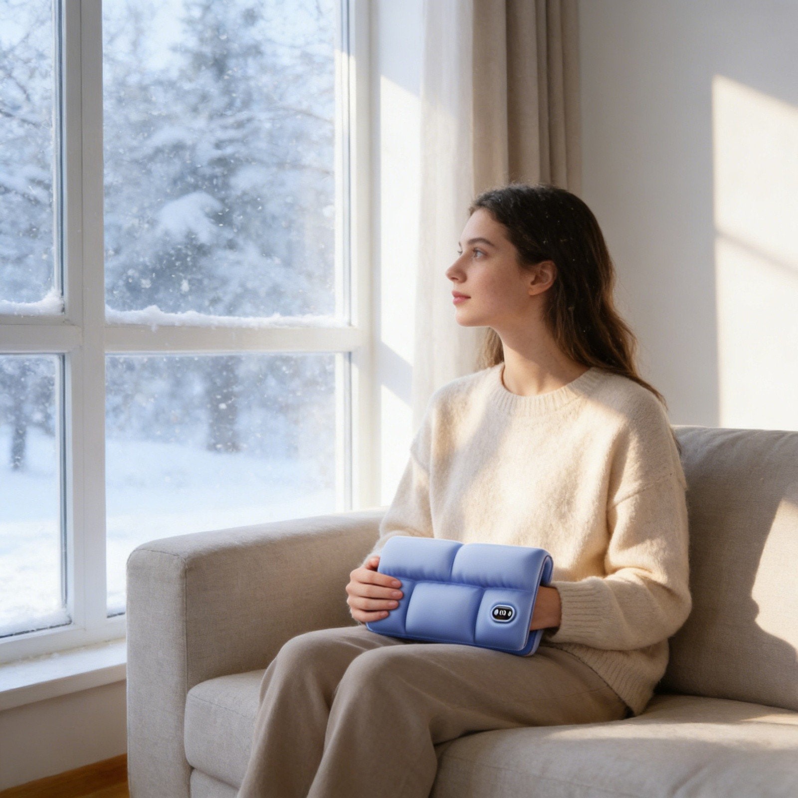 Graphene Electric Heated Down Hand Warmer With Technology Suitable For Warming Hands Feet And Even Your Bed With 3 Temperature Settings