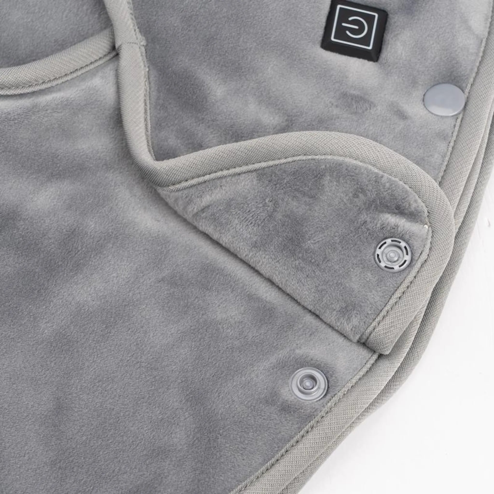 3-Zone Heated Shawl Neck and Shoulder Heated Pad Soft Fabric 3 Adjustable Temperature Electric Heated Scarf