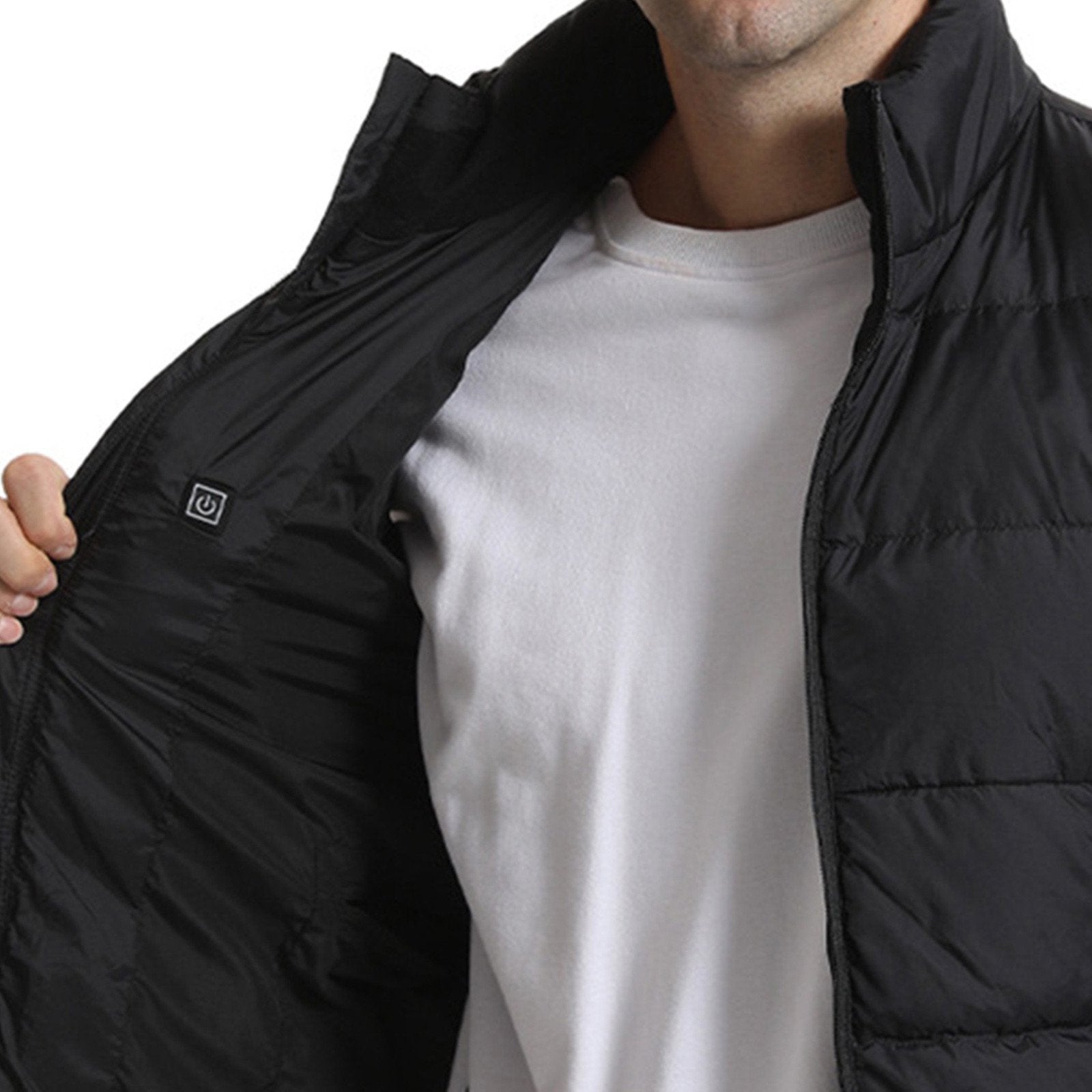 Heated Down Vest for Men Women, USB Electric Sleeveless Heated Waistcoat with 13 Heating Zones 3 Heating Levels