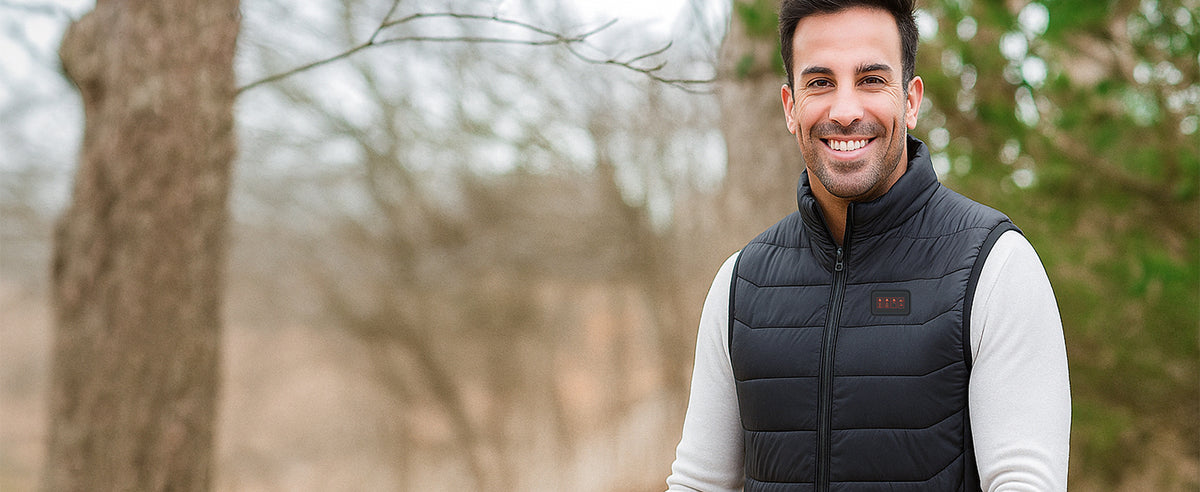 heated vest Ride Warm, Ride Strong