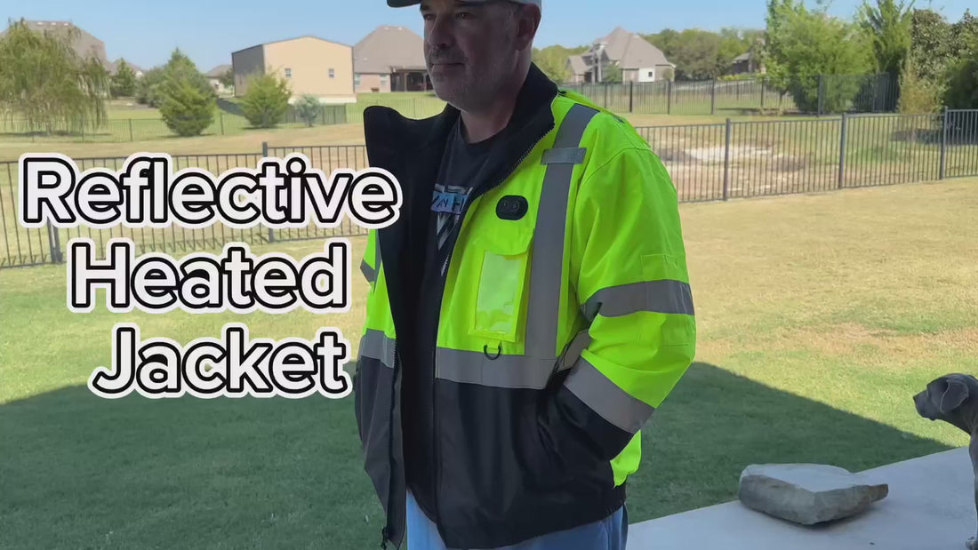 Heated Hi-Vis reflective jackets & vests